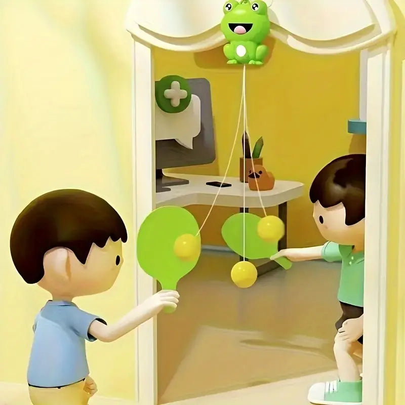 Kids playing with colorful toys in a bright room, engaging in fun activities.